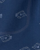 B&eacute;b&eacute; gar&ccedil;on - Shorts en Jersey bouclette - Bleu, image 3 sur 3 diapositives