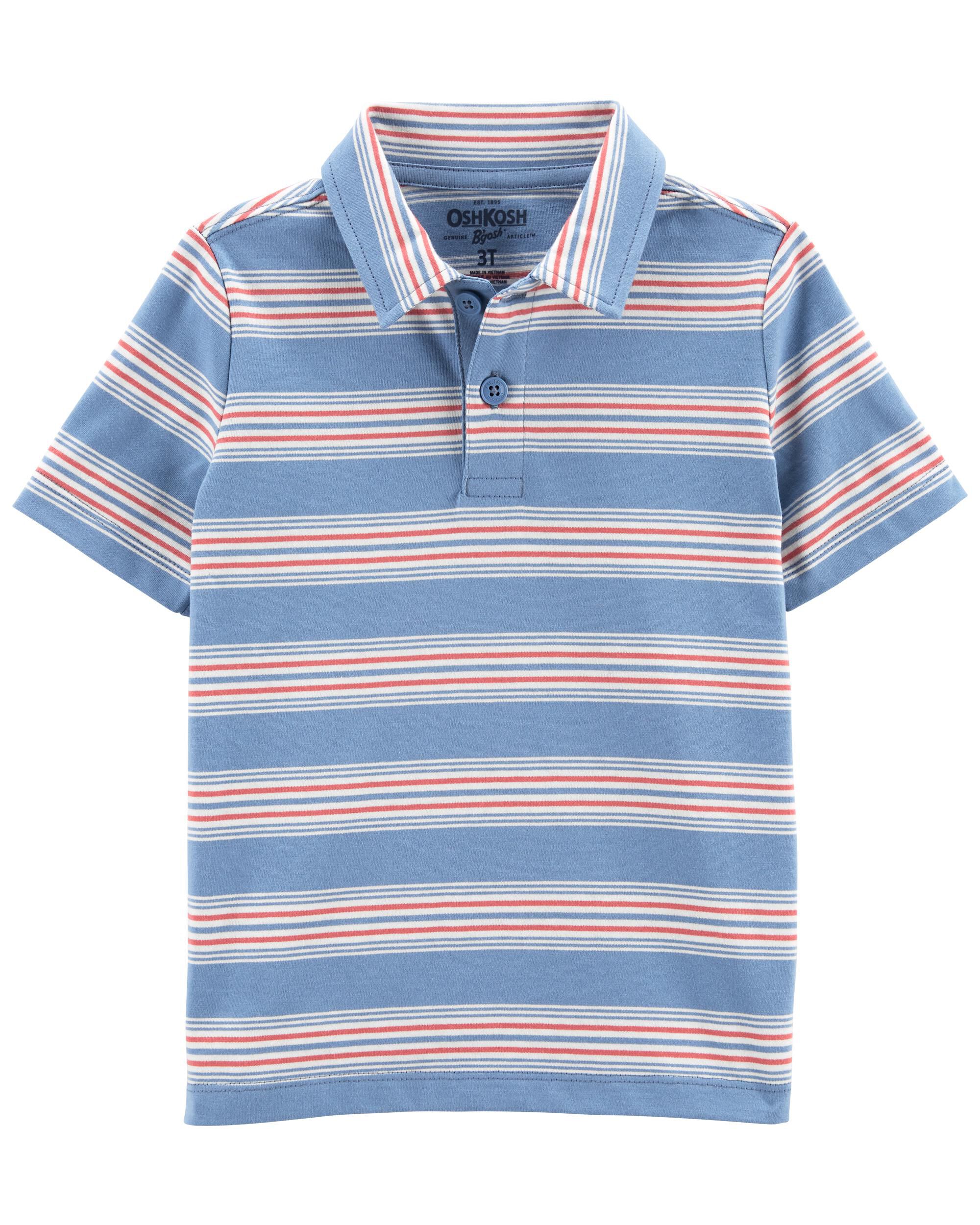 Striped Cotton Polo