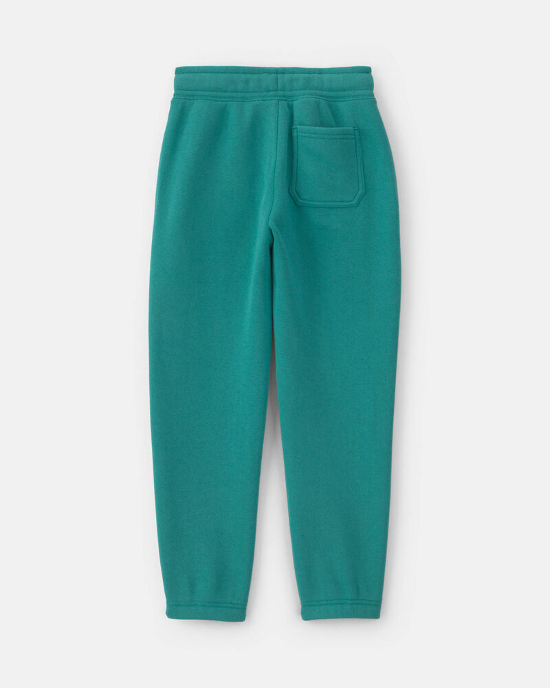Boys Fleece Joggers - Green, image 2 of 4 slides