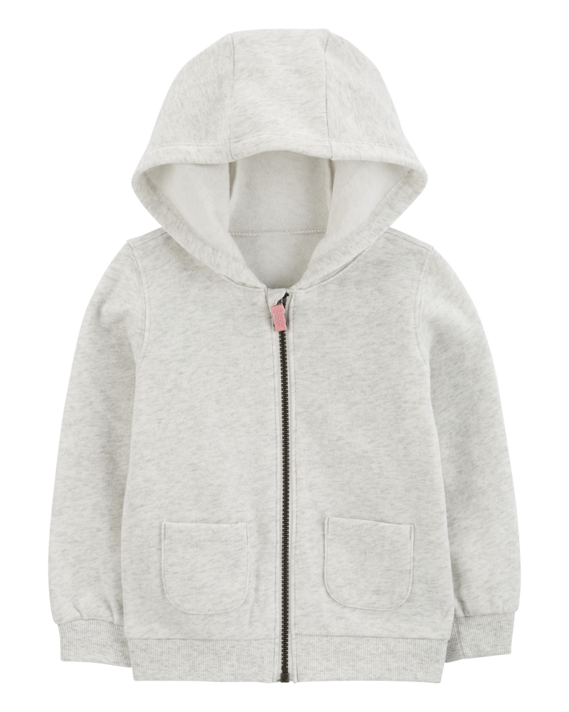 Toddler Zip-Up Fleece Hoodie, image 1 of 3 slides