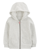 Toddler Zip-Up Fleece Hoodie, image 1 of 3 slides