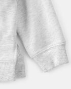 Toddler Boy French Terry Pullover Sweatshirt - Grey , image 2 of 4 slides