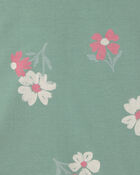 Baby Girl 3-Piece Heart Floral Long-Sleeve Bodysuit & Pant Set - Green/Cream, image 4 of 6 slides