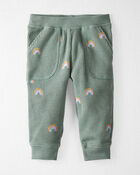 Baby 2-Piece Organic Cotton Waffle Knit Top & Pant Set, image 2 of 6 slides