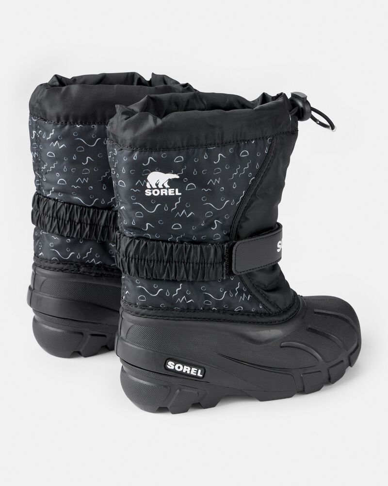 Youth SOREL Flurry&trade; Boot - Black, image 2 of 5 slides