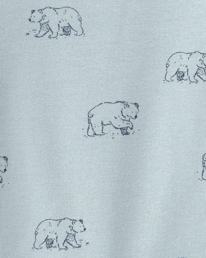 B&eacute;b&eacute; - Pyjama 2 pi&egrave;ces en coton biologique &agrave; motif Ours de No&euml;l, image 3 sur 3 diapositives