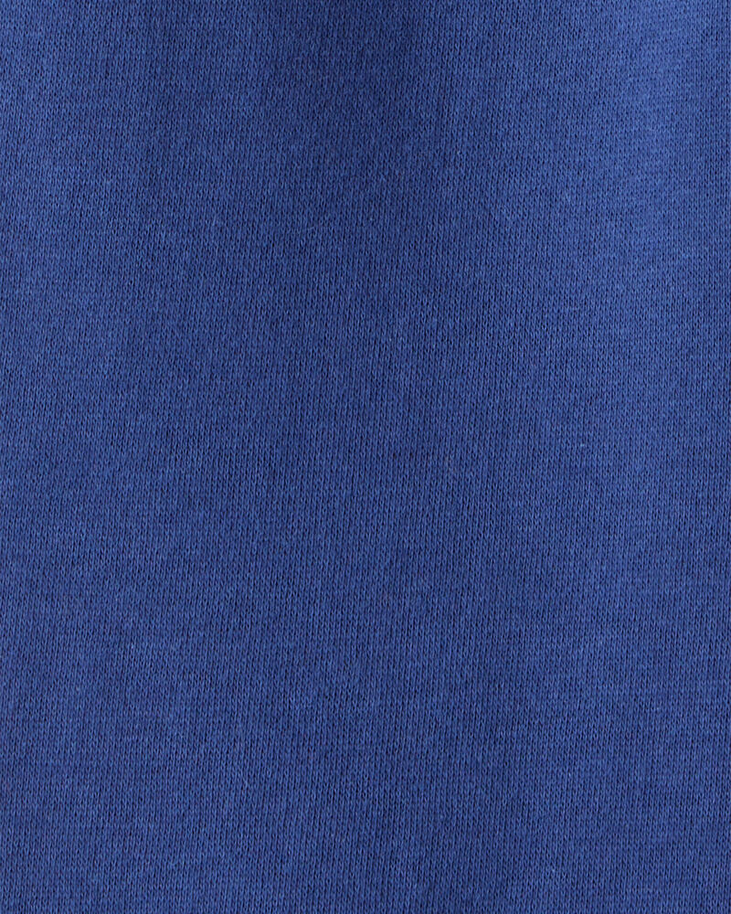 Toddler Boy Solid Fleece Cotton Jogger - Navy, image 3 of 4 slides