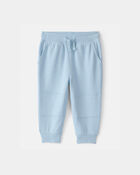 Baby Boy French Terry Joggers - Blue, image 1 of 5 slides