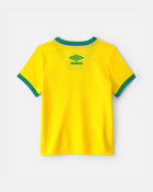 Tout-petit - Chandail de joueur de soccer Umbro du Br&eacute;sil - Jaune/Vert, image 4 sur 6 diapositives
