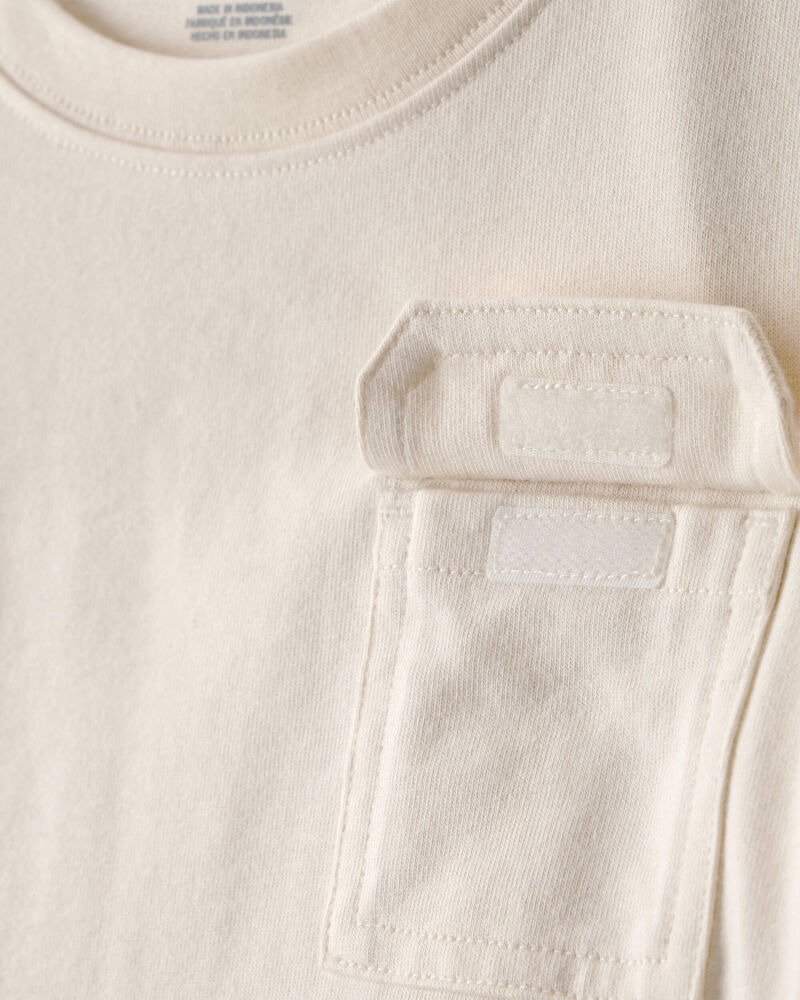 Toddler Boy Colorblock Long-Sleeve Tee - Tan, image 3 of 5 slides