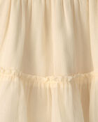 B&eacute;b&eacute; fille - Robe scintillante &agrave; manches longues &ndash; Cr&egrave;me, image 4 sur 4 diapositives