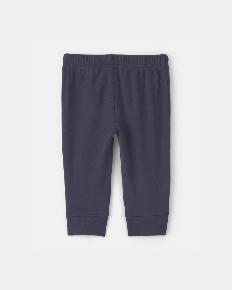 Baby 2-Pack Pull-On Pants - Navy/Grey, image 2 of 5 slides