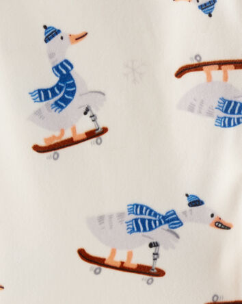 Toddler Boy Goose DreamPlush Snug Fit 2-Piece Pyjamas- Ivory, 