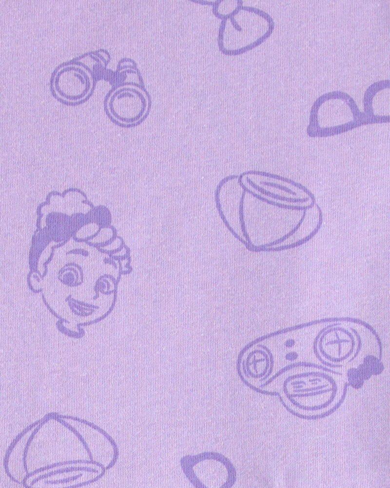 Tout-petit fille - Robe manches courtes Blippi - Mauve, image 3 sur 3 diapositives