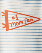 Baby Boy Mom Fan Long-Sleeve Graphic Bodysuit, image 3 of 4 slides