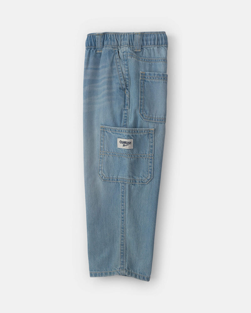 Toddler Boy Wide-Leg Carpenter Jeans - Medium Wash, image 3 of 5 slides