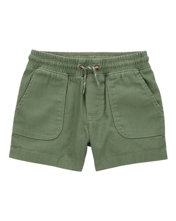 Toddler Pull-On Cotton Shorts, 