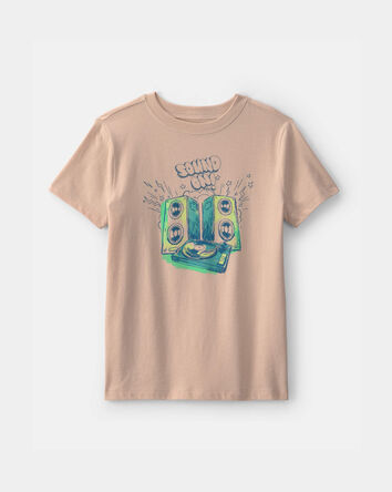 Gar&ccedil;ons - T-shirts &agrave; imprim&eacute; musical &laquo;Sound On&raquo; - Beige, 