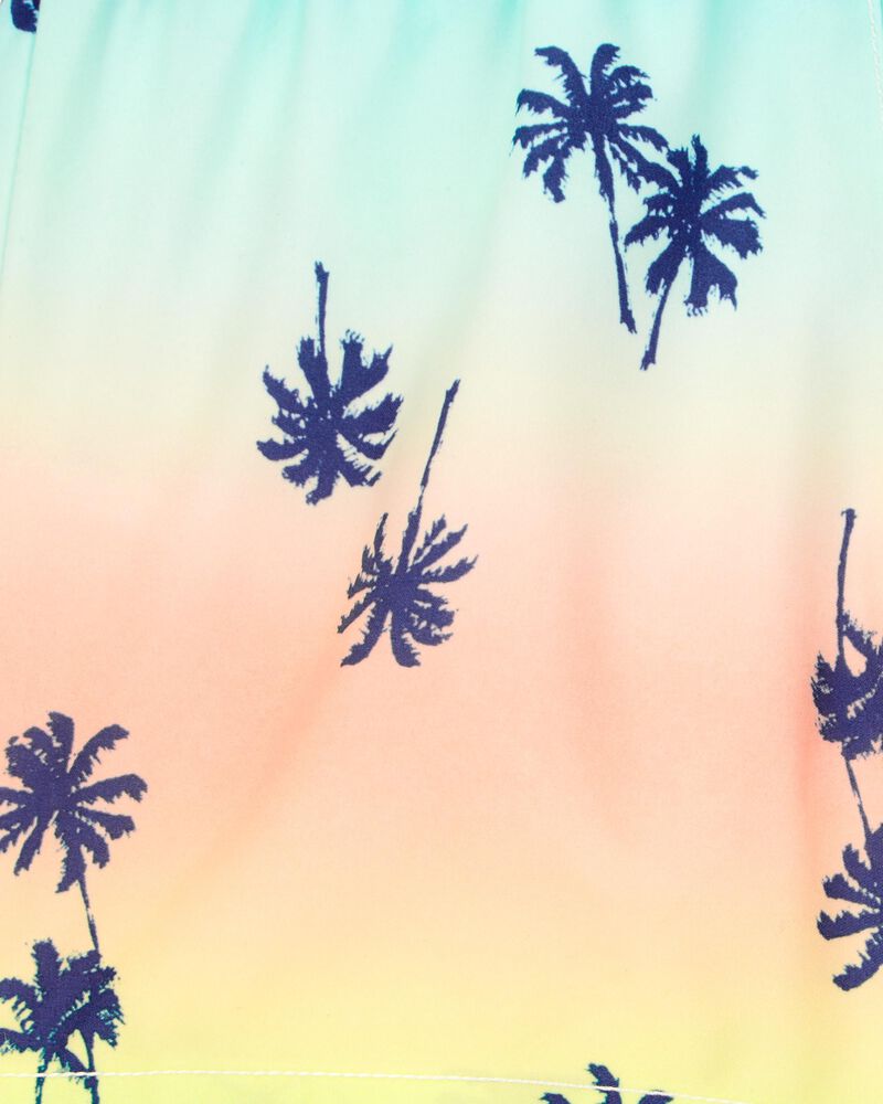 Toddler Palm Tree Swim Trunks, image 3 of 4 slides