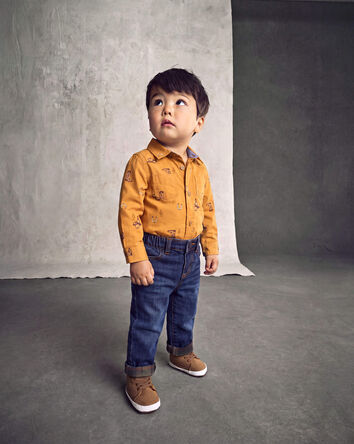 Baby Boy Denim Jeans - Light Wash, 