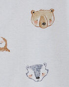 Baby 1-Piece Animals 100% Snug Fit Cotton Footie Pyjamas, image 2 of 4 slides