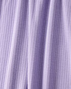 Bébé fille - Grenouillère PurelySoft à fermeture à glissière à 2 sens de couleur unie - Mauve, image 3 sur 6 diapositives