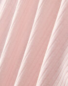 Baby Girl 2-Way Zip PurelySoft Sleeper - Light Pink, image 6 of 8 slides