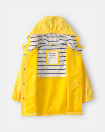Tout-petit gar&ccedil;on - Imperm&eacute;able de couleur unie - Jaune, 