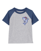 Toddler Shark Raglan Tee, image 1 of 3 slides