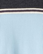 Boys Colourblock Thermal Long-Sleeve Tee - Blue/Grey, image 3 of 4 slides