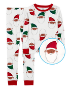 Kid 2-Piece Santa 100% Snug Fit Cotton Pyjamas, image 2 of 4 slides