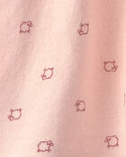 Baby Girl 2-Piece Sheep Long-Sleeve Dress Set - Pink/Cream, image 4 of 6 slides