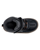 Toddler Boy Lace-Up Boots - Grey, image 4 of 6 slides