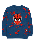 Kid Spider-Man Pullover - Navy, image 1 of 2 slides