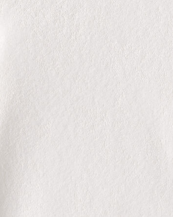 Toddler Girl Terry Cover Up - White, 