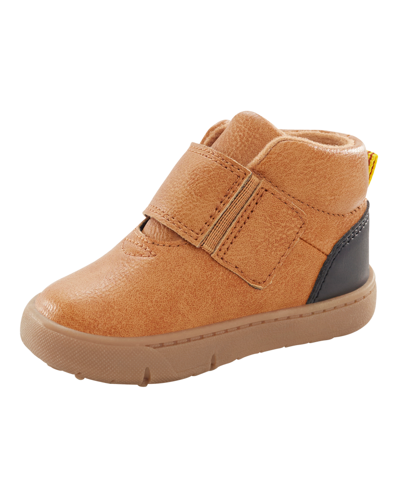  Every Step® First Walker High-Top Boots - Brown, image 6 of 7 slides