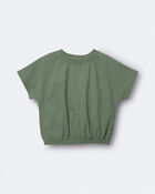 Toute-petit fille - Haut &agrave; taille cintr&eacute;e - Vert olive, image 2 sur 5 diapositives