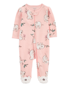 Bébé Grenouillère en coton à fermeture à glissière à 2 sens à motif de koala, image 1 sur 5 diapositives