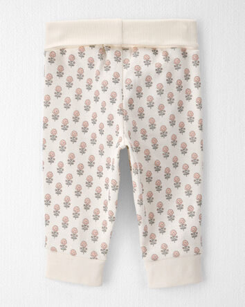 B&eacute;b&eacute; fille - Emballage de 2 pantalons de jogging en coton biologique Grow-With-Me, 