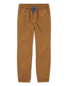 Kid Pull-On Poplin Pants, image 1 of 5 slides