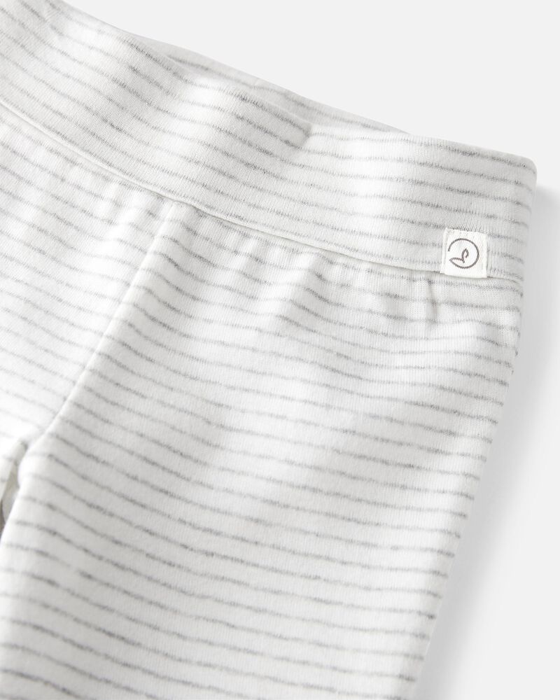 Baby 2-Pack Organic Cotton Grow-With-Me Pants, image 2 of 5 slides