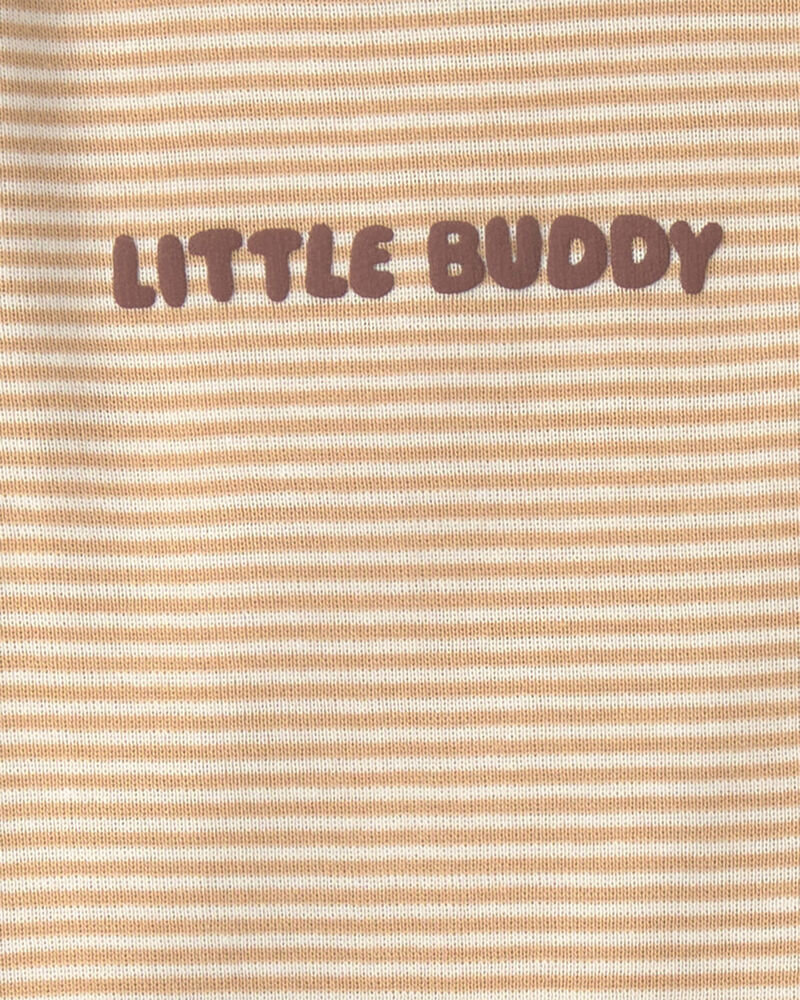 Baby Boy 3-Piece Dog Long-Sleeve Bodysuit & Pant Set - Brown/Cream, image 4 of 6 slides