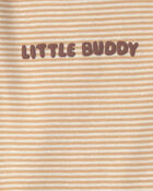 Baby Boy 3-Piece Dog Long-Sleeve Bodysuit & Pant Set - Brown/Cream, image 4 of 6 slides
