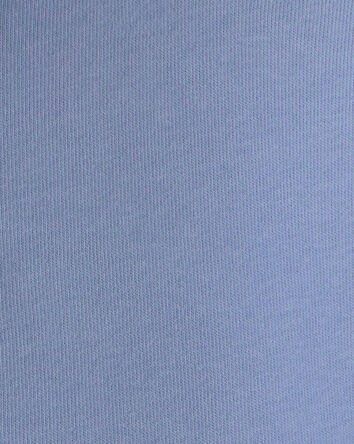 Toddler Girl Fleece Pullover Quarter Zip Sweatshirt - Blue, 
