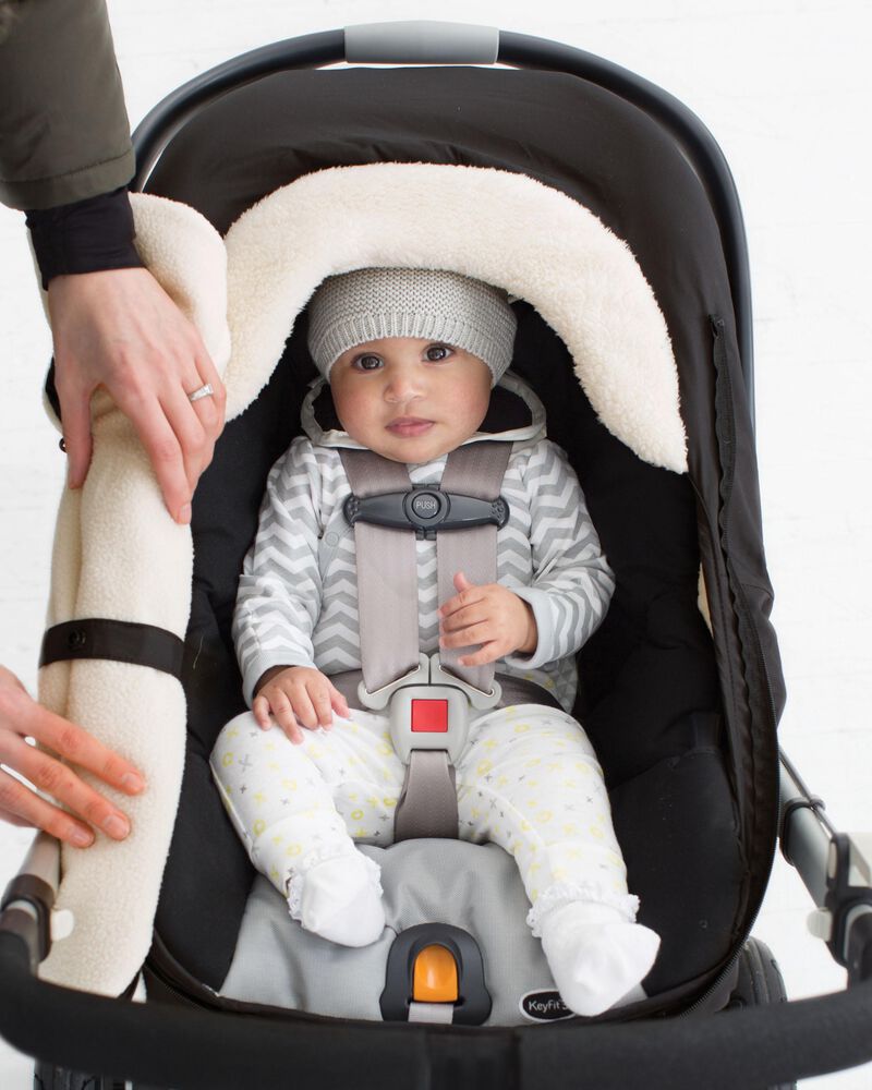 Boys STROLL & GO Car Seat Cover, image 5 of 5 slides