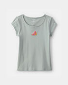 Filles - T-shirt c&ocirc;tel&eacute; &agrave; imprim&eacute; de melon d&rsquo;eau - Vert, image 1 sur 2 diapositives