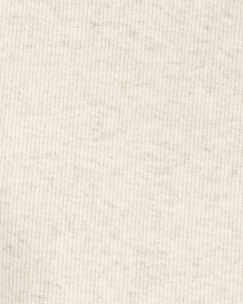 Pantalon à œillet côtelé pour toutes-petites - Crème, image 5 sur 6 diapositives