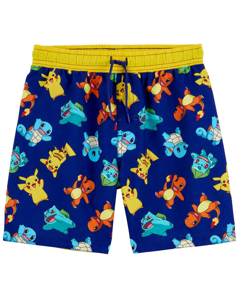Blue/Yellow Pokémon Swim Trunks