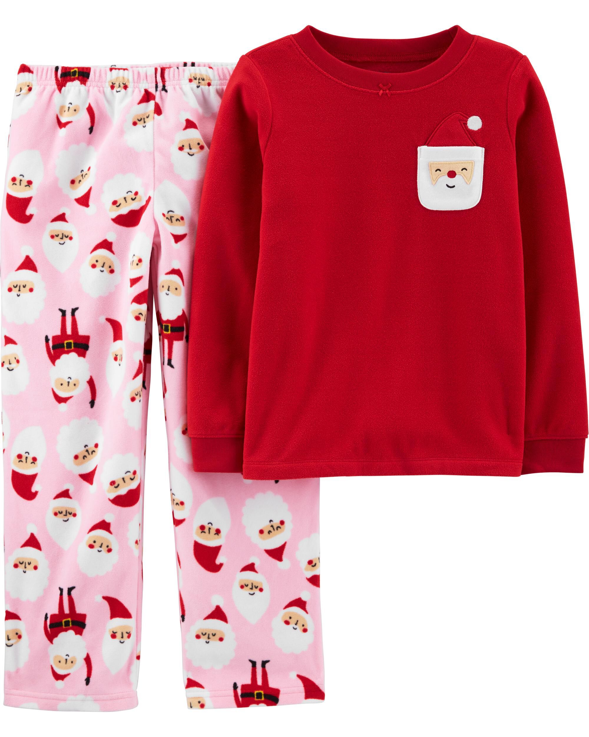 carters fleece christmas pajamas
