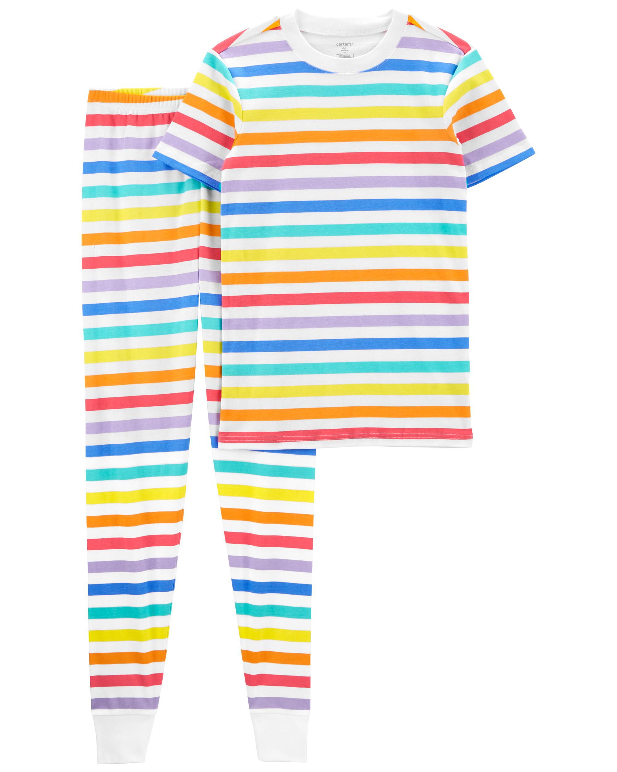 Rainbow pjs best sale